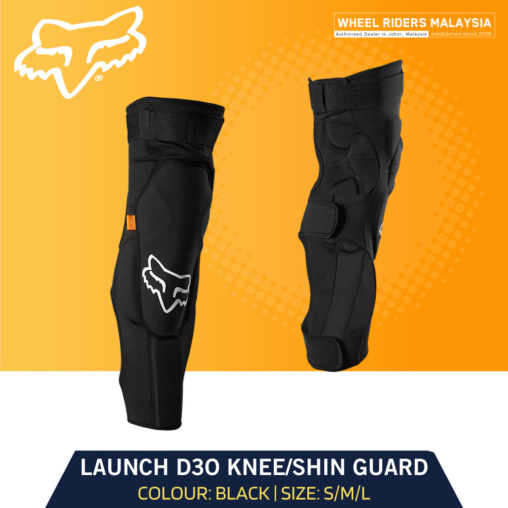 Fox Launch D3O Knee/Shin Guard [BLK] Fox Racing Launch D3O® Knee/Shin ...