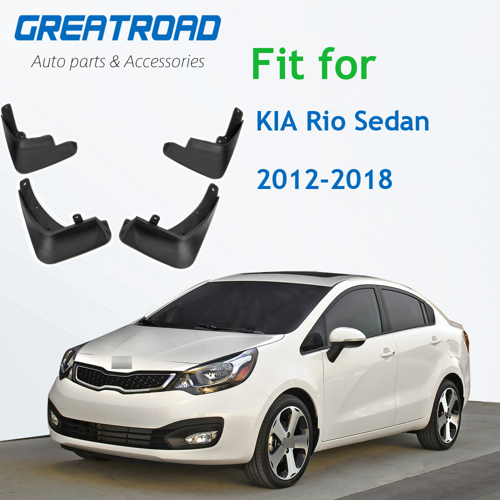 Pcs Car Mud Flaps For Kia Rio Sedan Mudflaps Splash Guards