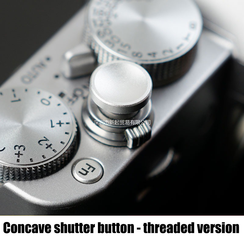 Concave Shutter Button for Nikon Z6III, Canon R5 II, Fuji XM5 X100VI ...