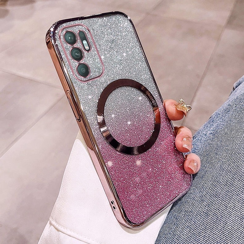 Clear Case With Magnetic Suction for OPPO Reno 6 6Z 5 5G Reno 5F 4F 2F ...