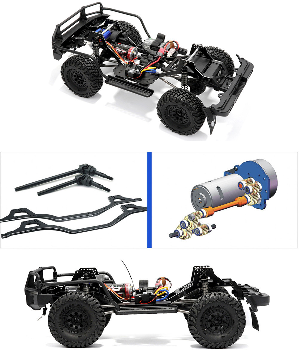 NEW RGT EX86020 INTRUDER LC71 4WD RTR 2.4Ghz 1/10 RC Electric Remote ...
