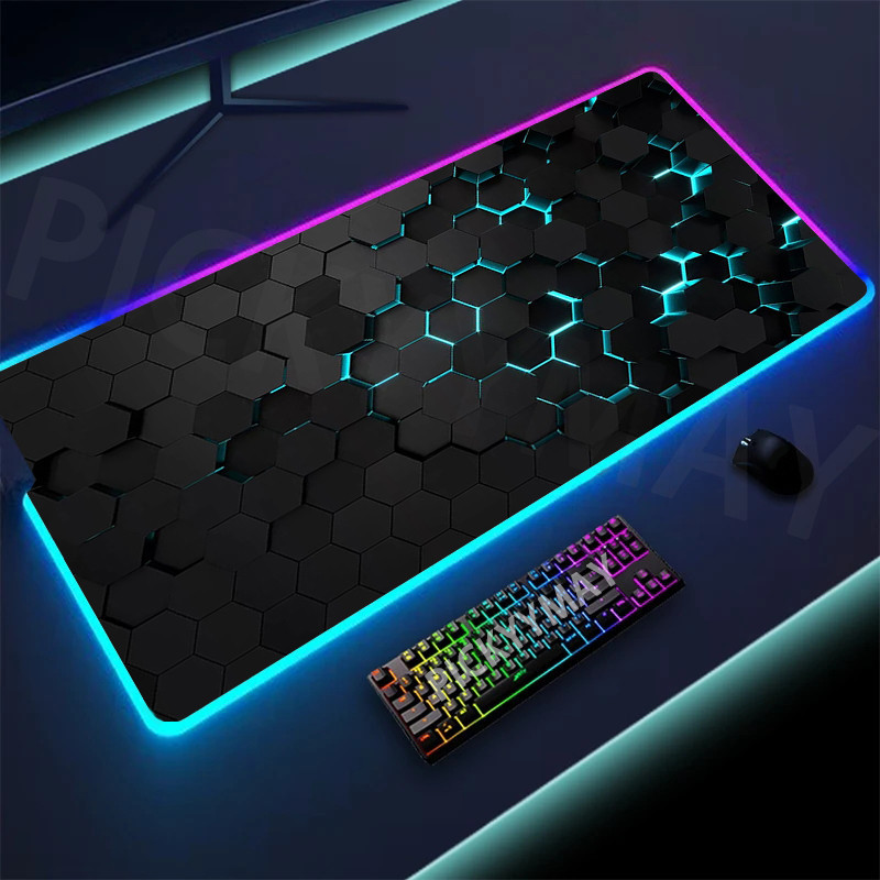 Geometry Large RGB Gamer Mousepad 40x90cm Mouse Mat Gaming Mousepads ...