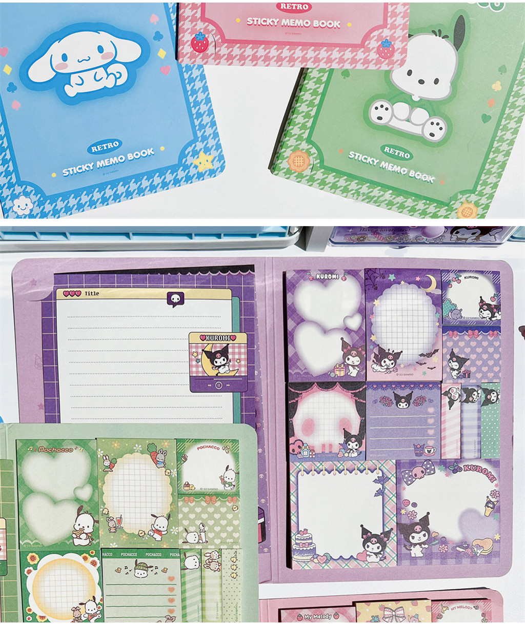 Note Pad Note Paper Set for Students with High-looking and Cute Sticky ...
