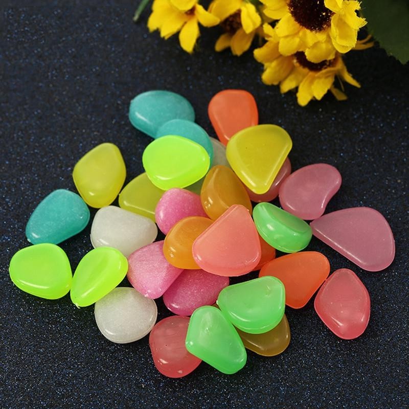 Resin Pebbles Colored For Landscaping And Aquascaping 10 Pieces/bag ...