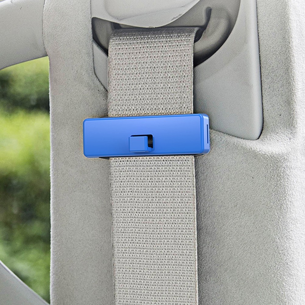 【HOT】2X Adjustable Car Seats Belt Safety Holder Stopper Buckle Seats Belt Clamp Clip Shopee