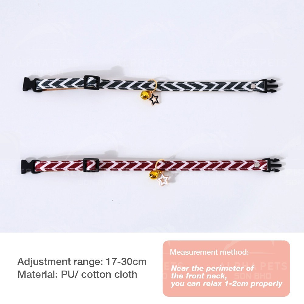 POODEE Rantai Kucing Pet Cat Dog Collar with Bell Kolar Kucing Cute ...