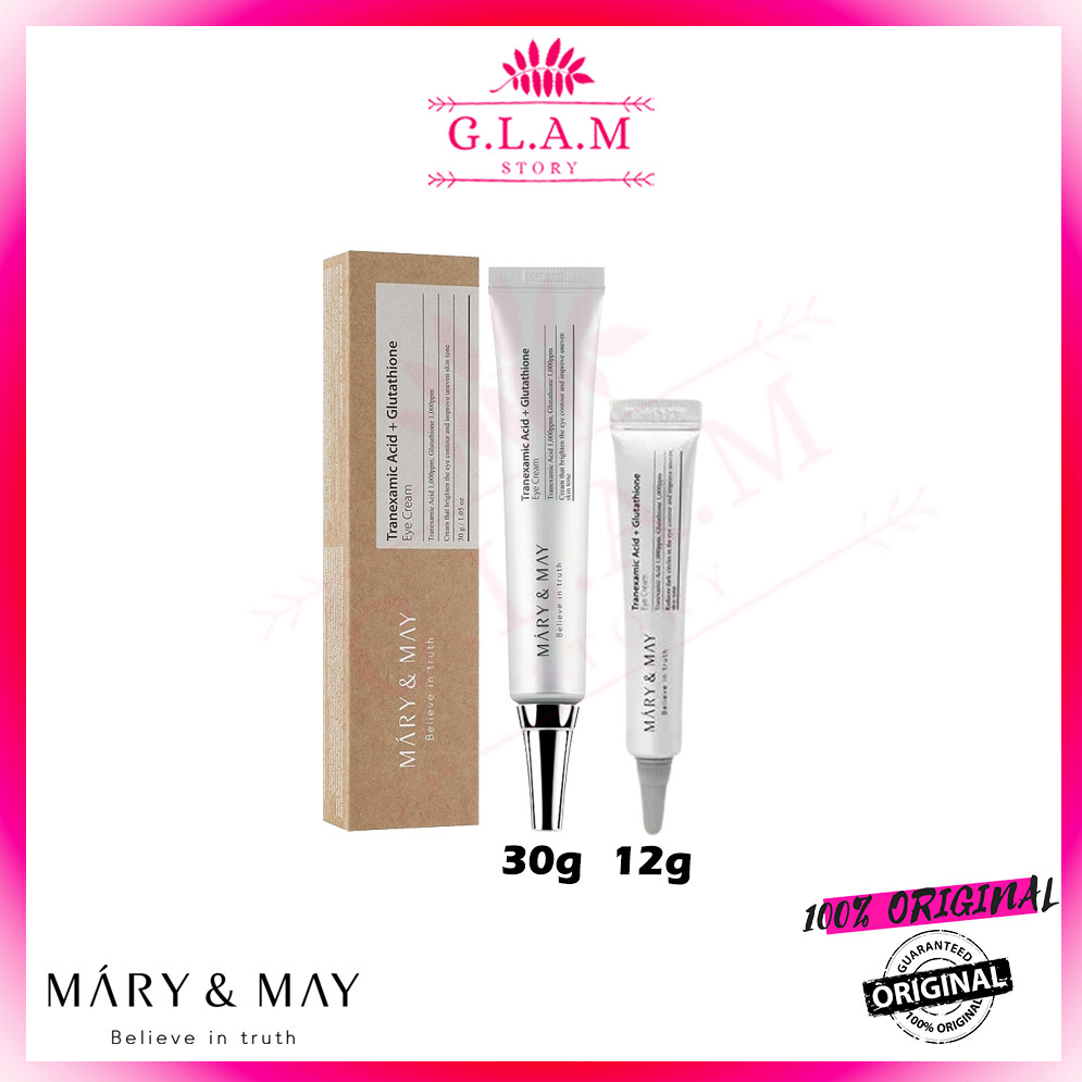 MARY & MAY Tranexamic Acid + Glutathion Eye Cream 30g / 12g [GLAM]