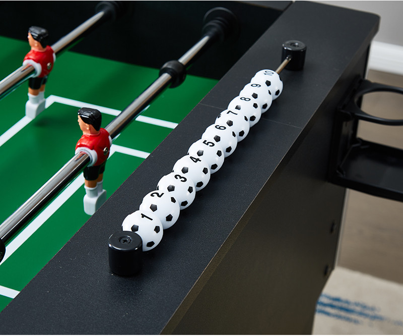 140CM Foosball Table, Classic 8-Pole Table Soccer ,120CM Kids Football ...