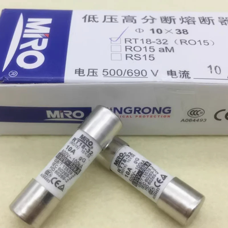 20 Pieces MRO RT18-32 RT18-32X AC 1P 2P 3P RO15 R015 10*38 10X38 500V ...