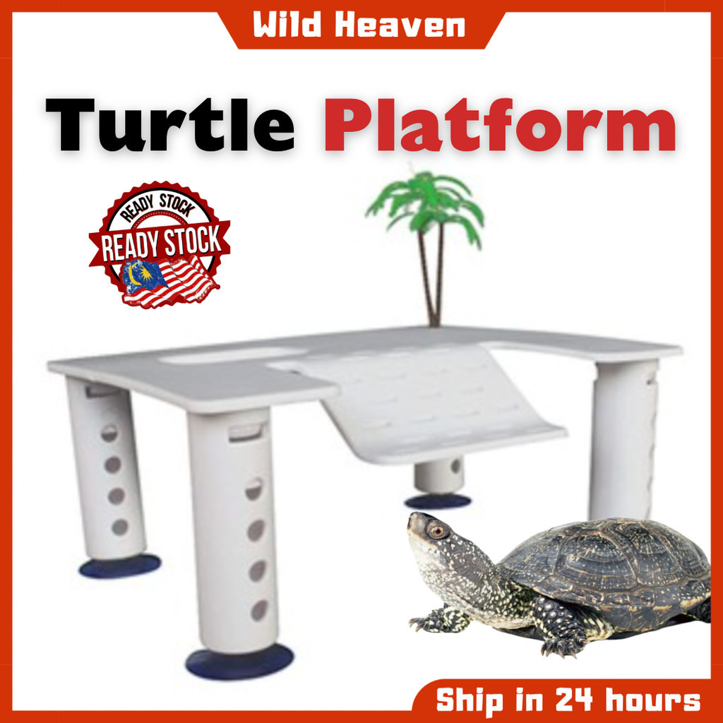 Turtle Basking Platform Reptile Pier Dock Island Decoration Frog （乌龟晒台