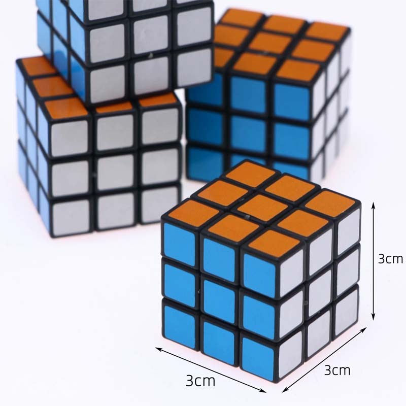 3x3 Mini Speed Cube Professional Maze Block Puzzle Keychain Kids ...