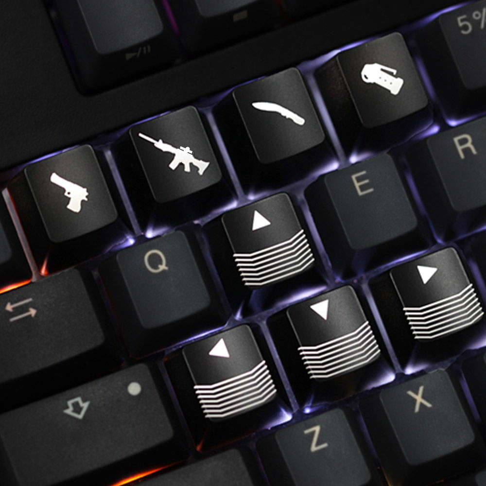 Mechanical Keyboard Unique Light Translucent Shortcut Key Direction Key ...