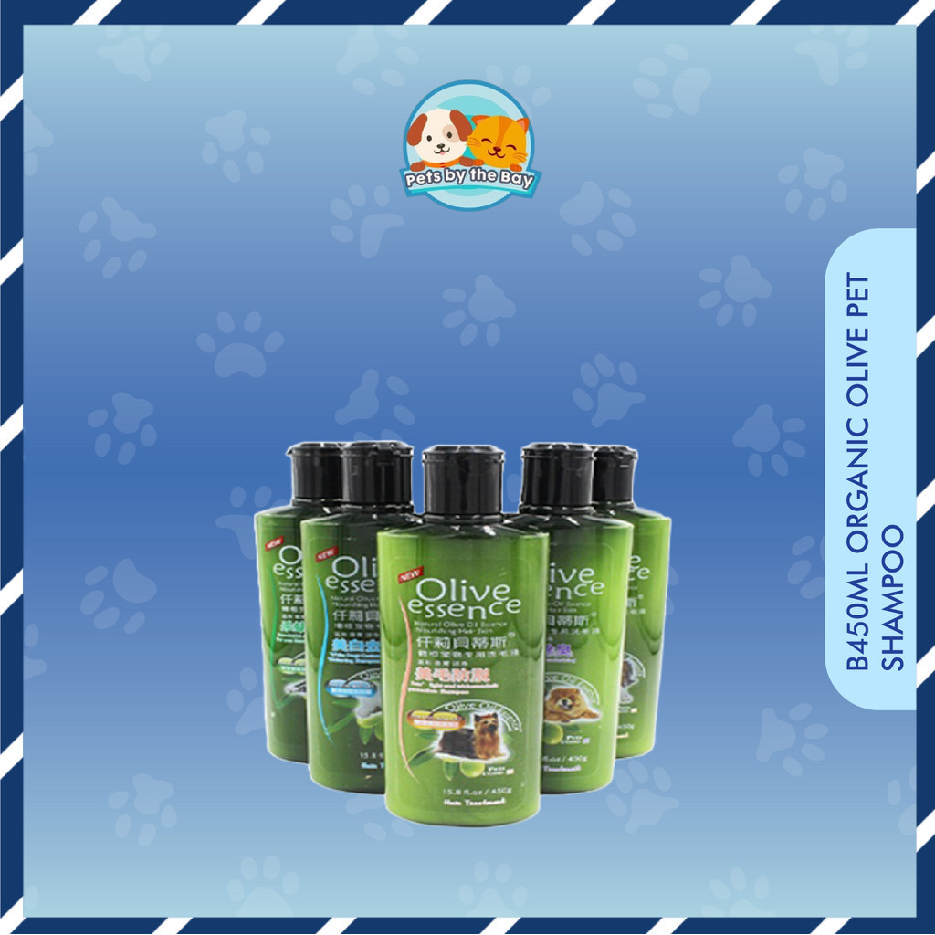 Organic Olive Essence Pet Dog Cat Shampoo Antibacteria Syampu Kucing