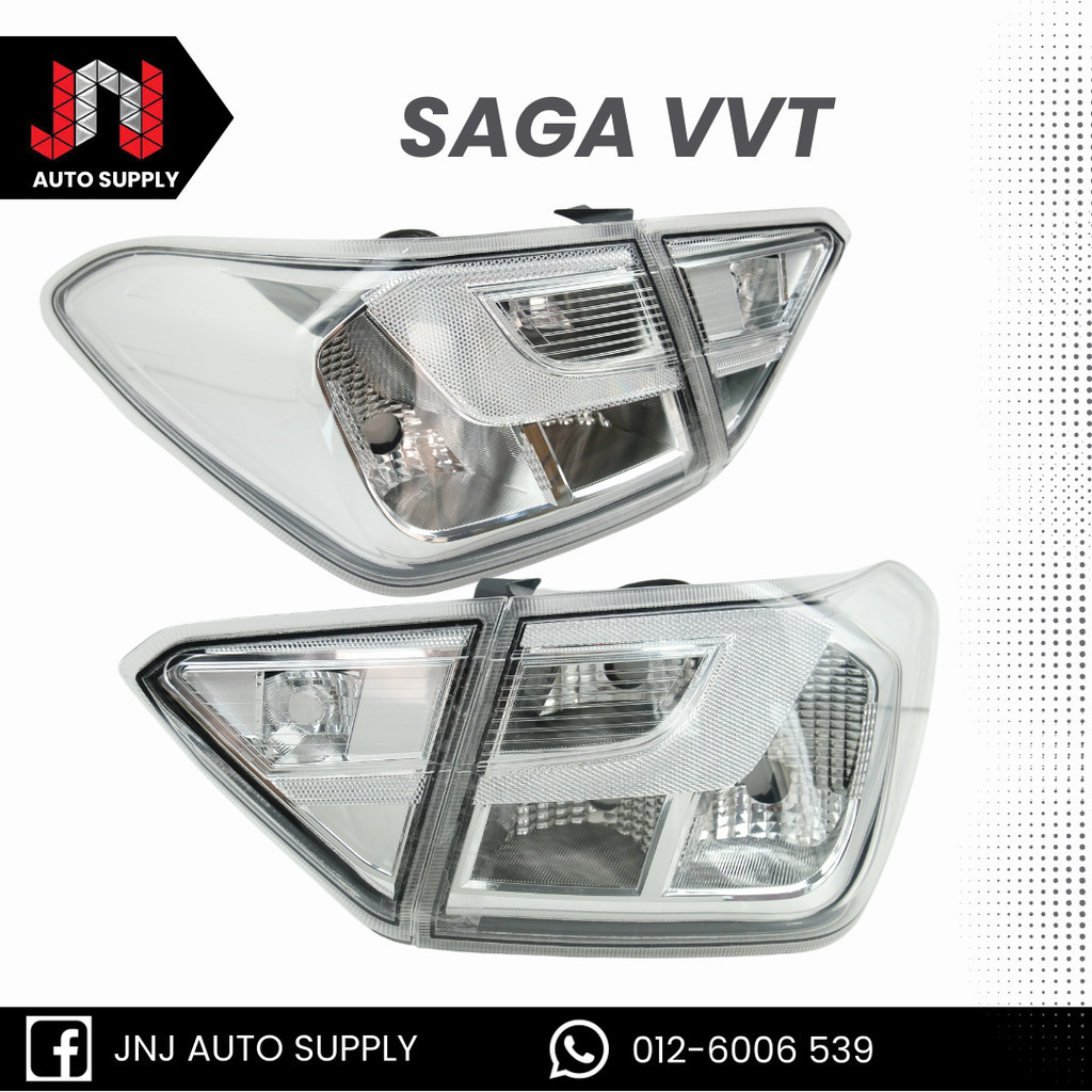 PROTON SAGA VVT 2016 - 2024 TAIL LAMP TAIL LIGHTS LED WHITE ALBINO SET ...