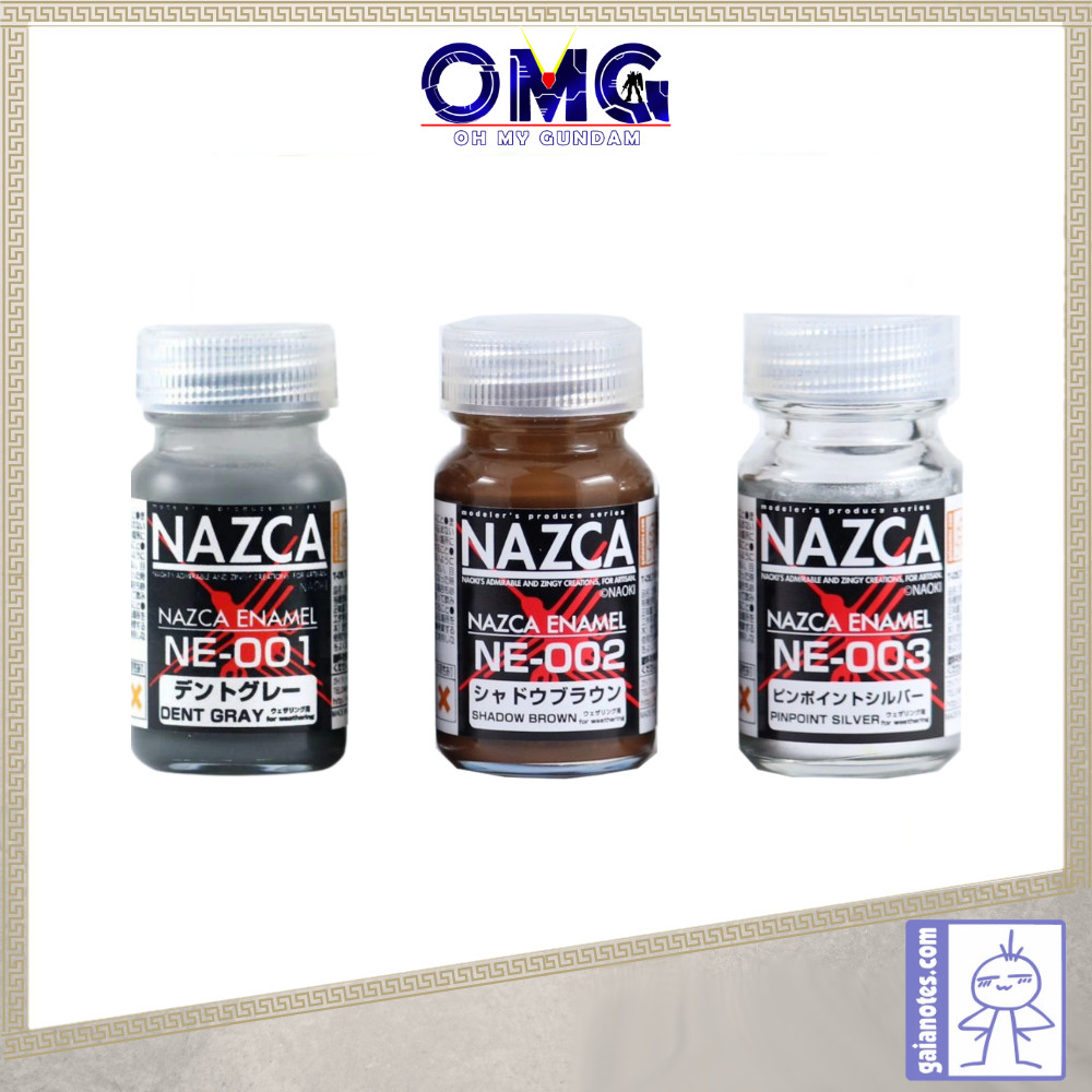 Gaianotes Nazca Enamel Color Series 10ml NE-001 - NE-003 Enamel Paint ...