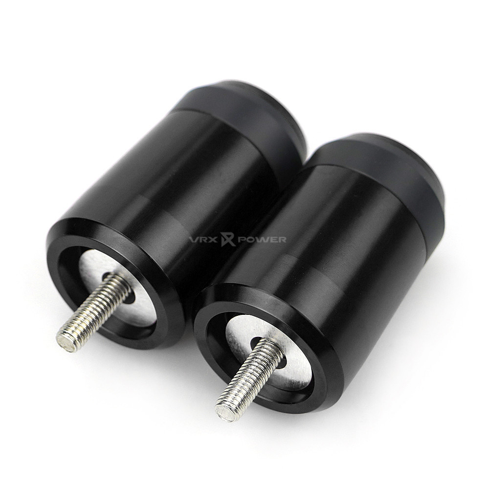 Motorcycle Handle Bar End Hand Grip Cap Cover Anti Silder Plug Balancer ...