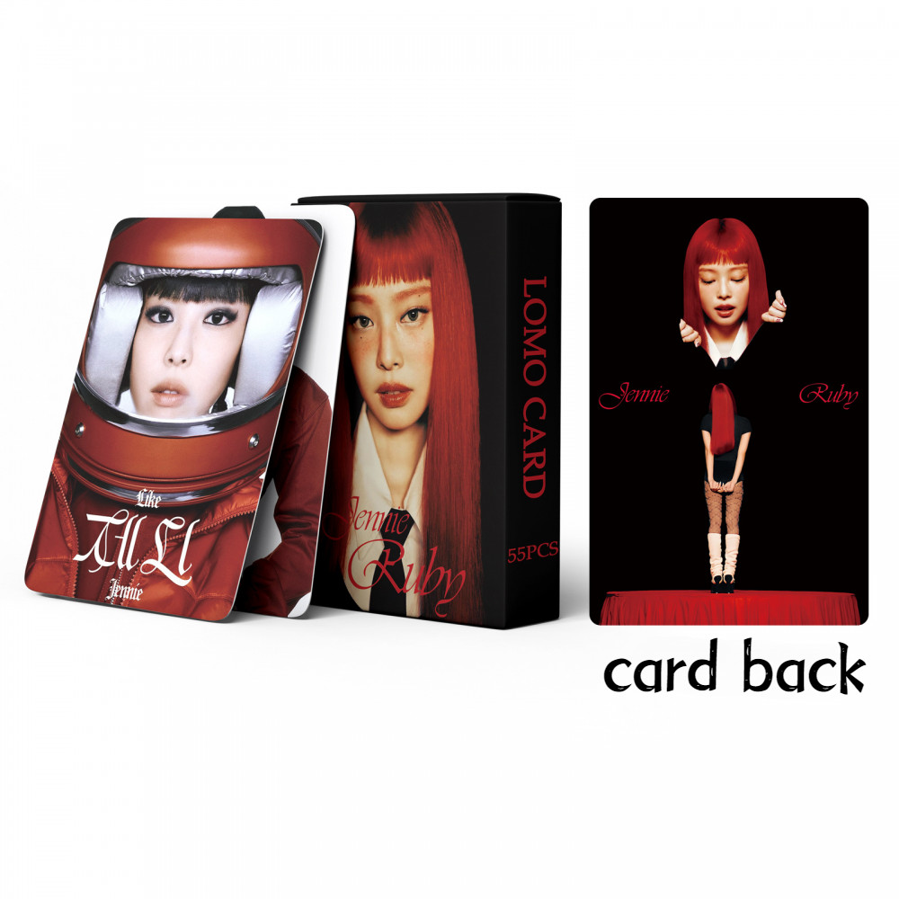 LINXX 55PCS Blackpink Group RUBY JENNIE Solo Album LOMO Cards Kpop Girl ...