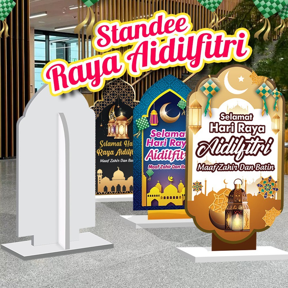 Raya standee for home party decoration papan dekorasi hari raya ...