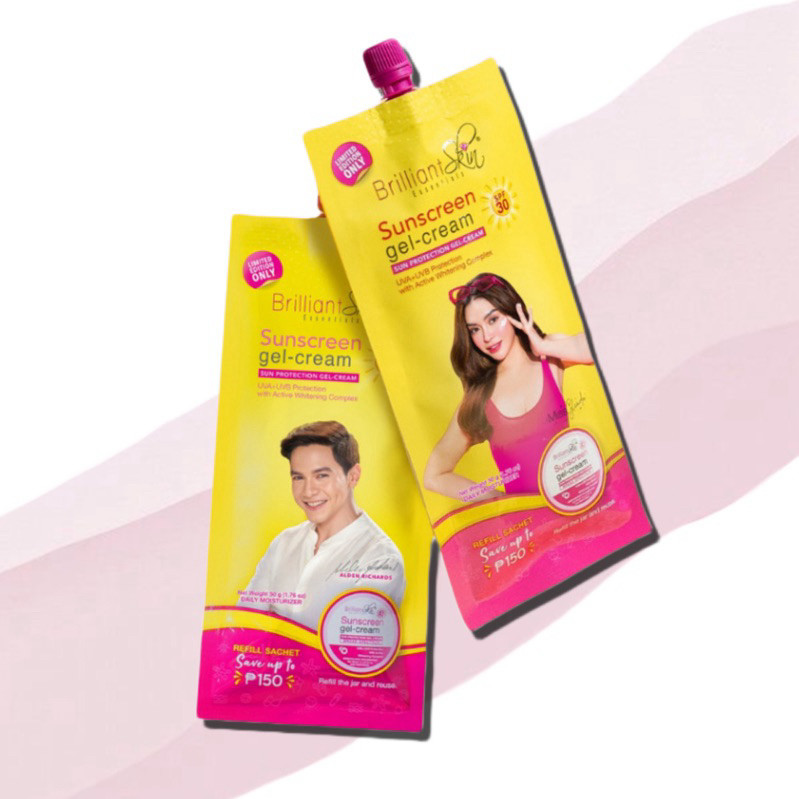 (NEW PACK) BRILLIANT SUNCREEN GEL-CREAM (REFILL PACK) 50g | Shopee Malaysia
