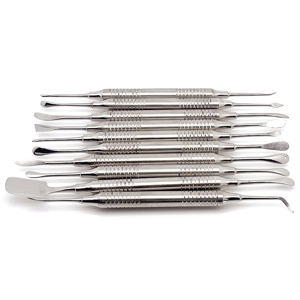 10 Pcs/set Double-Ended Dental Implant Periosteal Elevator Set Surgical ...