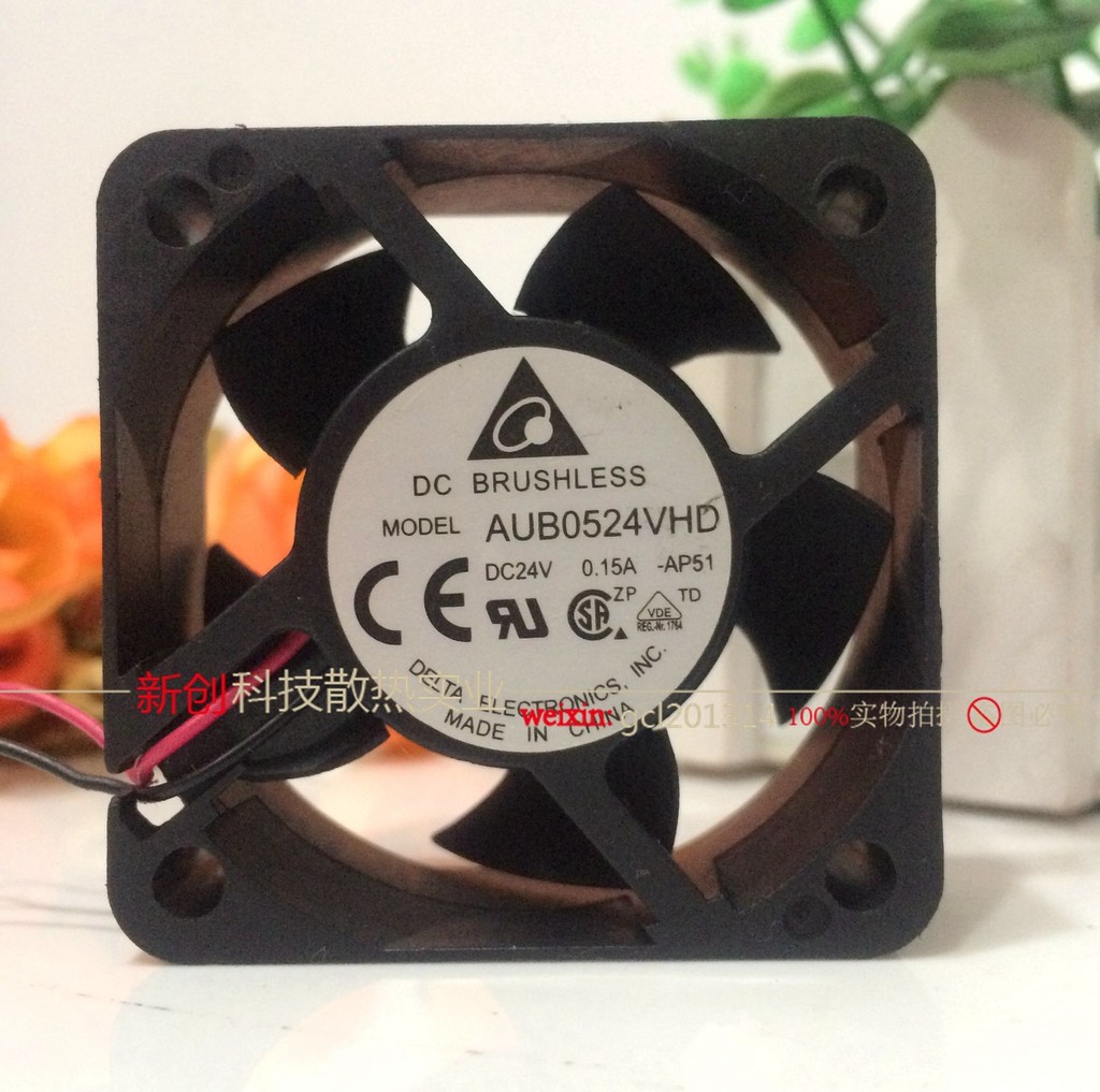 per Delta AUB0524VHD 5020 50mm 5CM DC 24V 0,15A ventola di