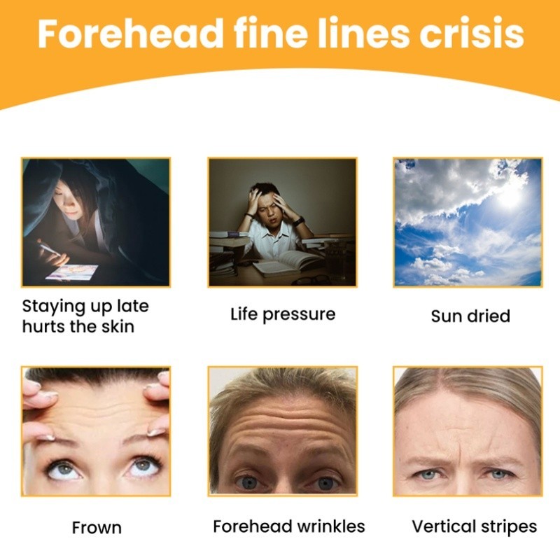 New EELHOE Collagen Forehead Wrinkle Removal Patch for Frown Lines ...