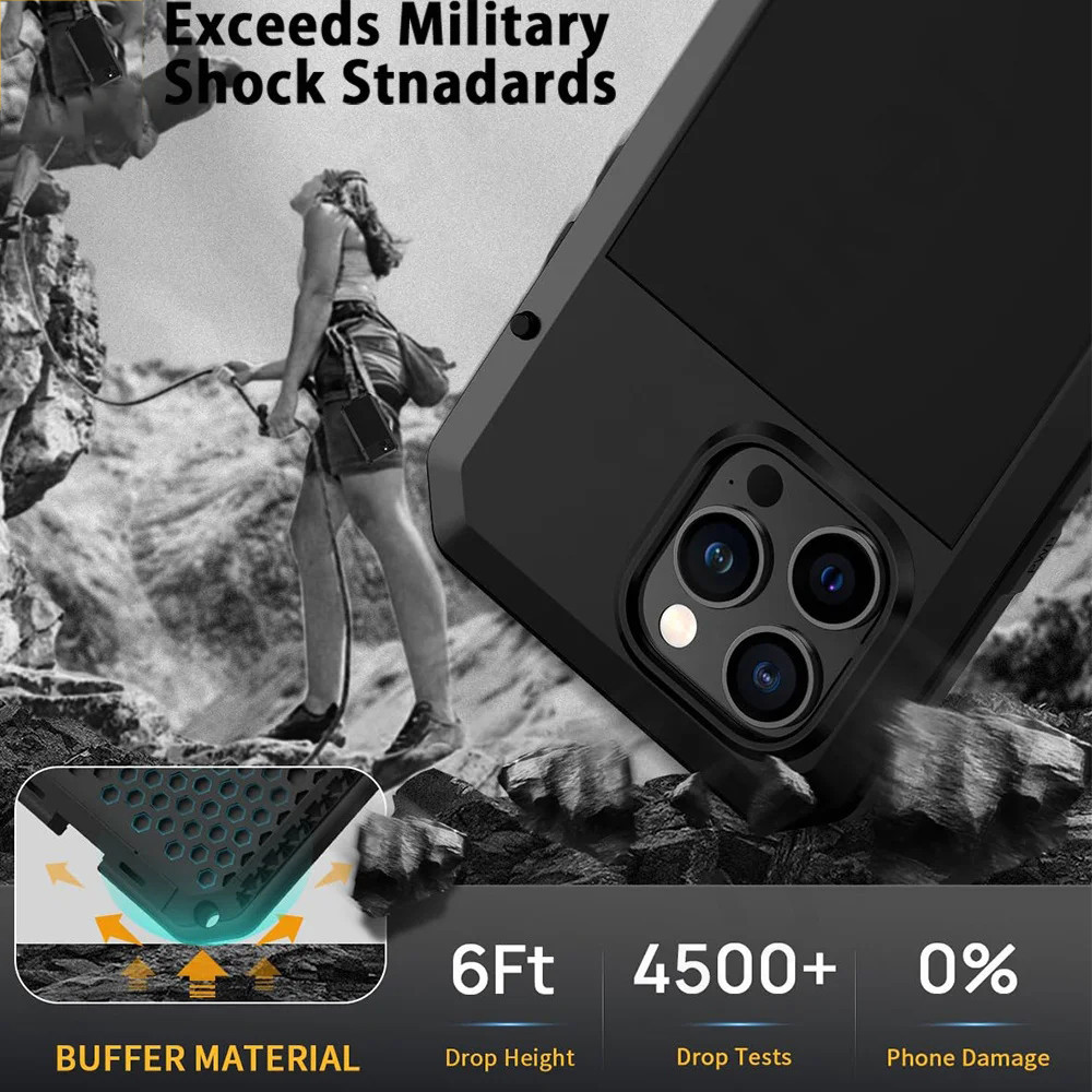 Case For iPhone 17 16 15 14 13 12 11 Pro Max XS XR 8 7 Plus SE 2022 ...