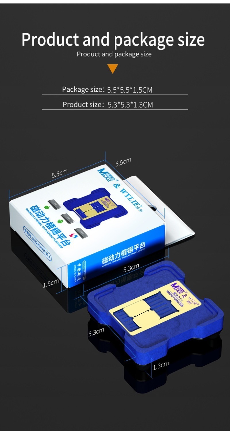 MAant Magnet MOTIVE CPU Clamp for A8-A16&QUALCOMM&HiSilico&EMMC CPU BGA ...