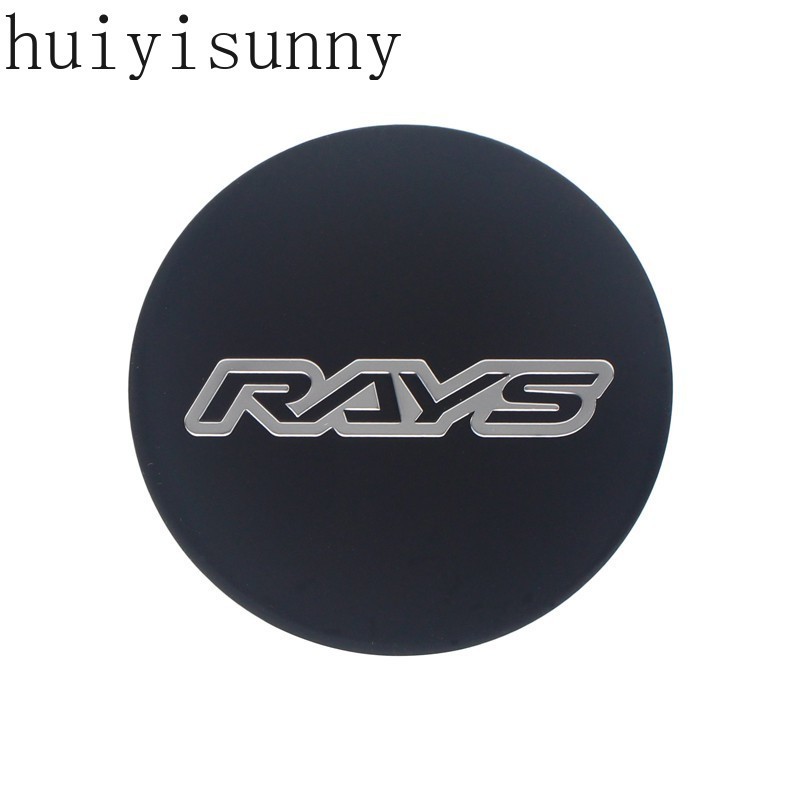 HYS 4PCS/LOT Car Racing 50MM Wheel Cover Cap Sticker RAYS VOLK VR Logo ...