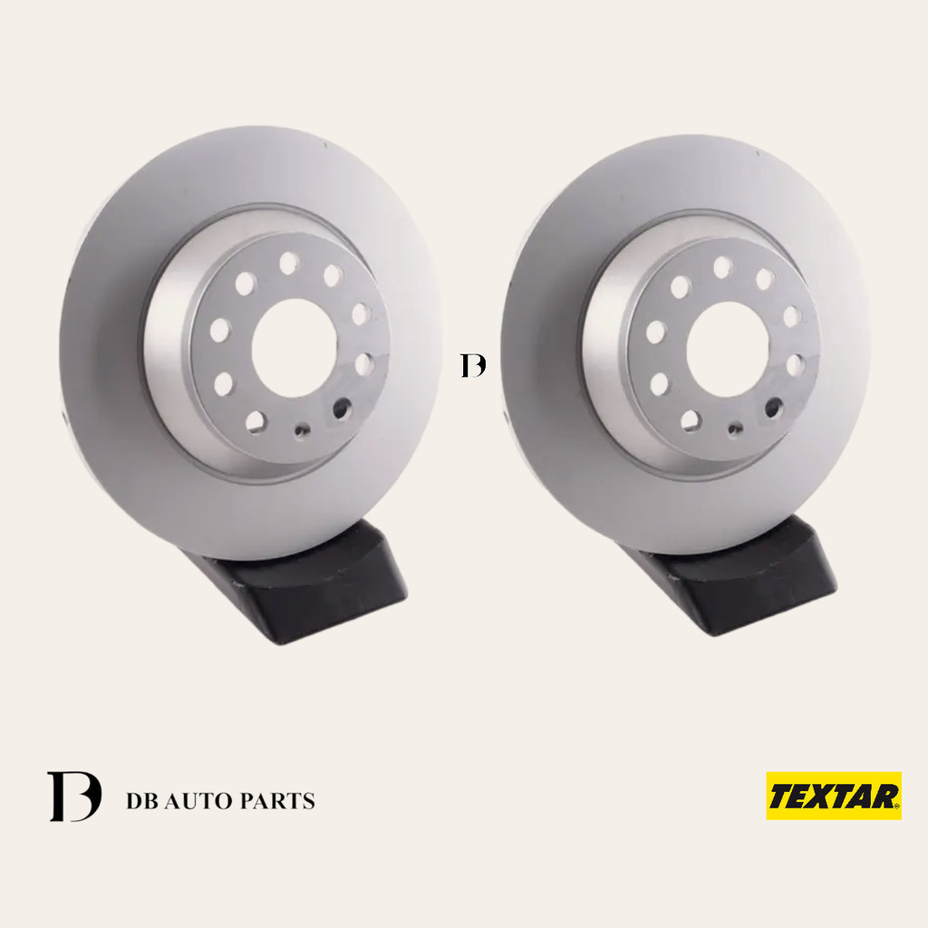 TEXTAR VW GOLF TIGUAN PASSAT REAR BRAKE DISC / SET 2 PCS (92255403 ...