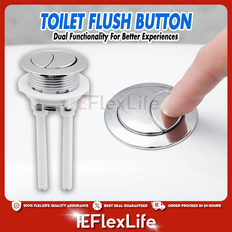Valve Flush Toilet Press Button Button 3 Sizes Dual Functionality Press ...