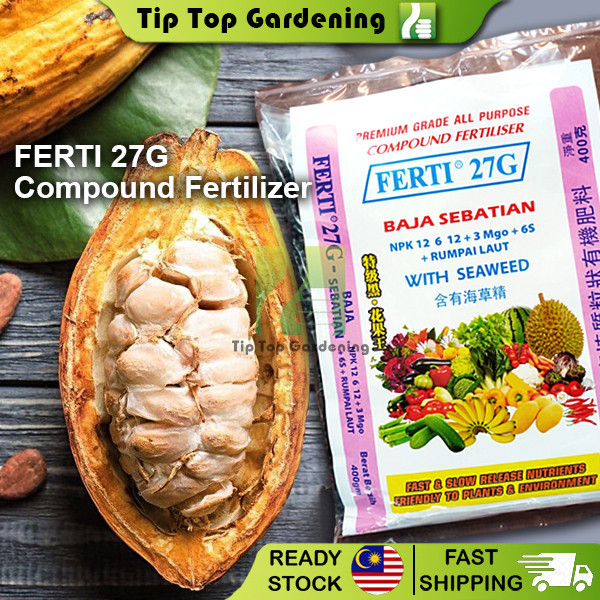 1kg/ 400g Baja Durian Baja Sayur Sebatian / FERTI 27G Durian Compound ...