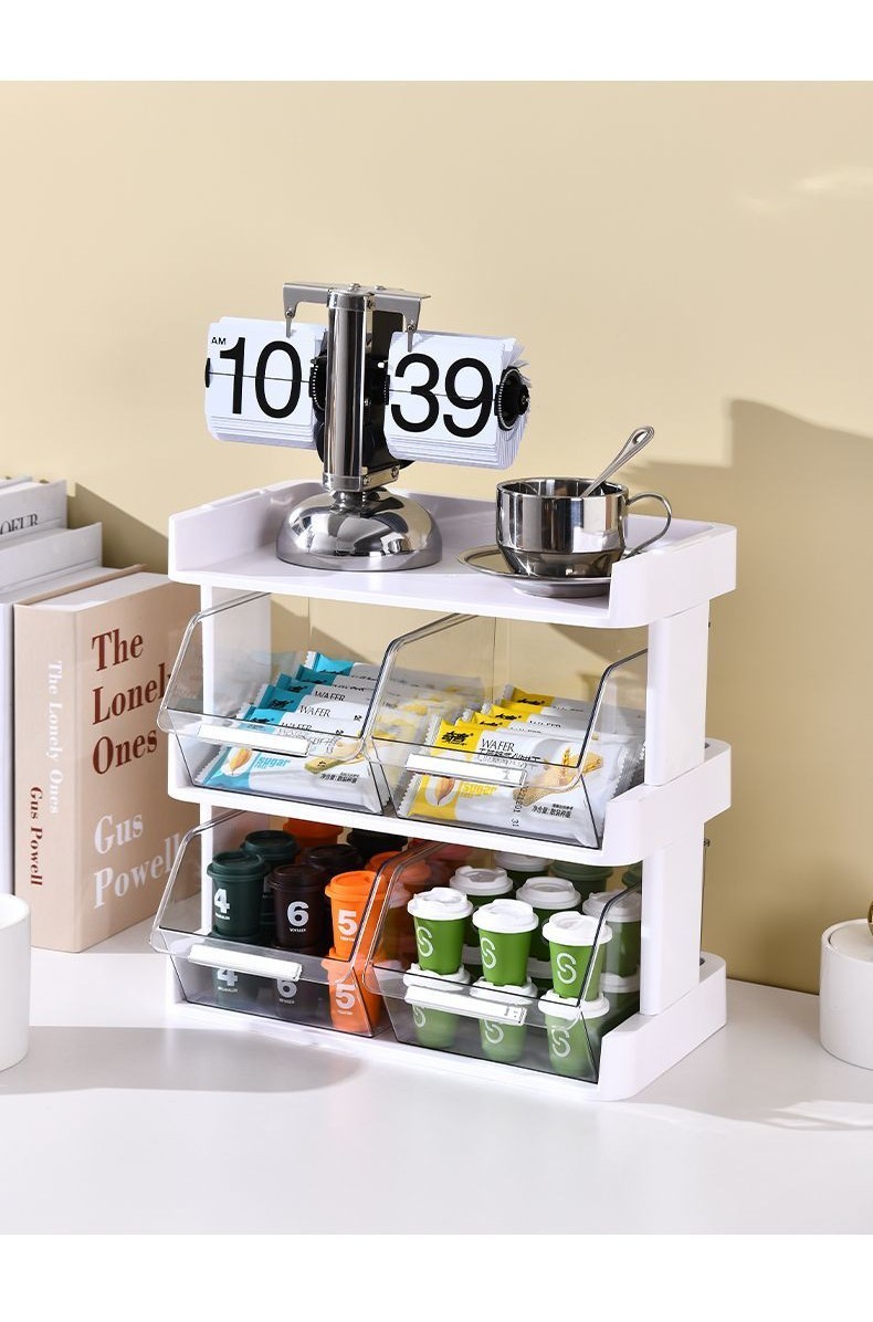 Tea Bag Coffee Snack Rack Countertop Multifunctional Sundries Multi ...