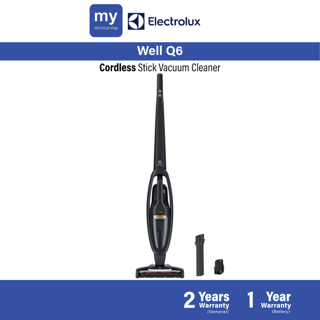 Electrolux WQ611OGG Cordless Vacuum Cleaner Well Q6 Electric Broom