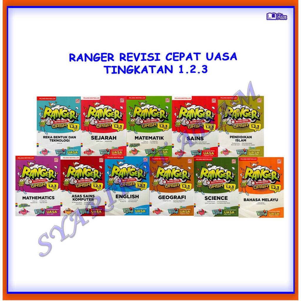 [ADM] BUKU RUJUKAN : RANGER REVISI CEPAT UASA PT3 TINGKATAN 1.2.3 ...