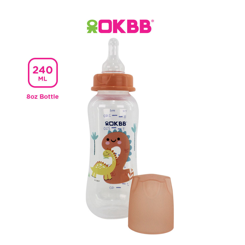 OKBB Triple Pack Feeding Bottle With Standard Neck Teats 3 x 8 Oz ...
