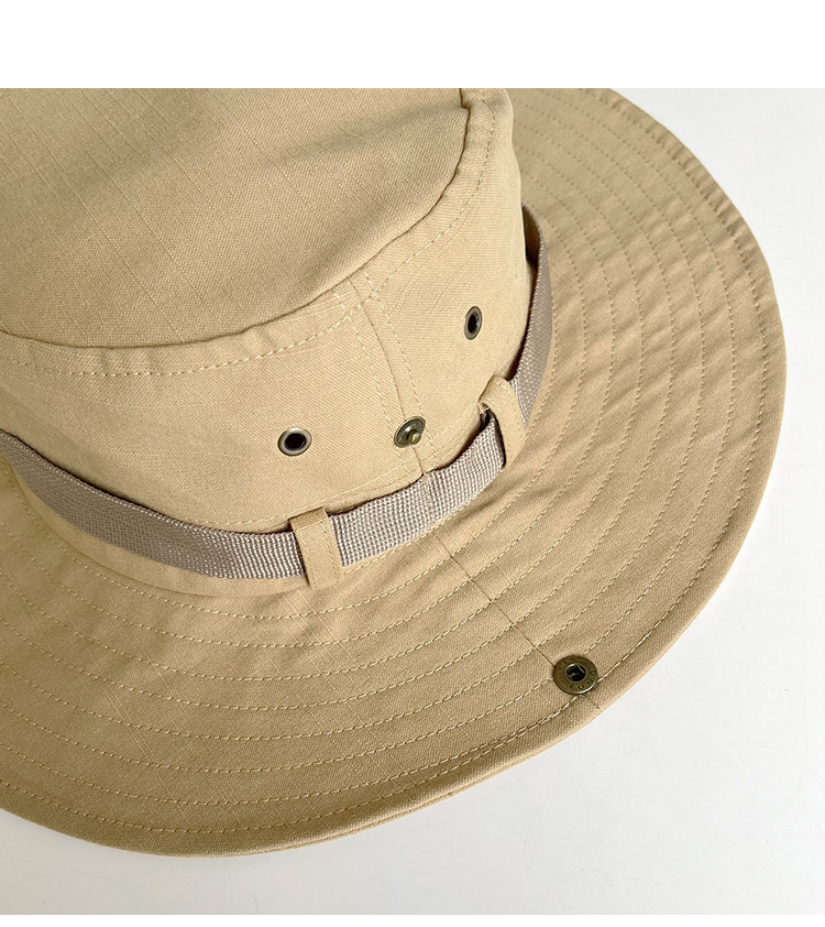 Japanese Tooling Bucket Hat Female Summer Big Brim Sunscreen Outdoor 