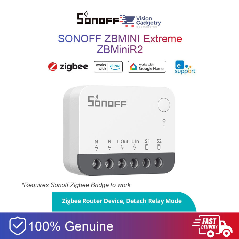 Sonoff Zigbee Mini Extreme ZBMINIR2 Smart Switch Smart Home Wifi ...