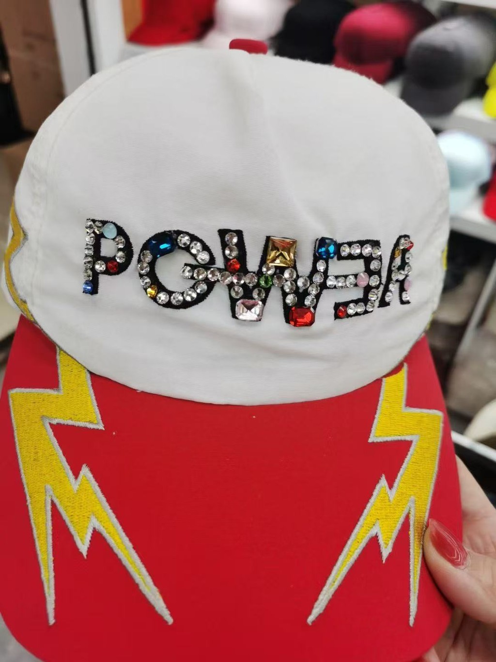 Kpop G-DRAGON PMO Hot Drill Embroidery GD POWER Baseball Cap ...