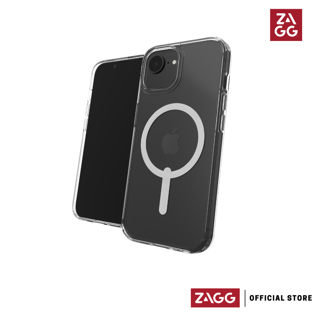 zagg-crystal-palace-lite-snap-case-for-iphone-16e-15-14-13-clear