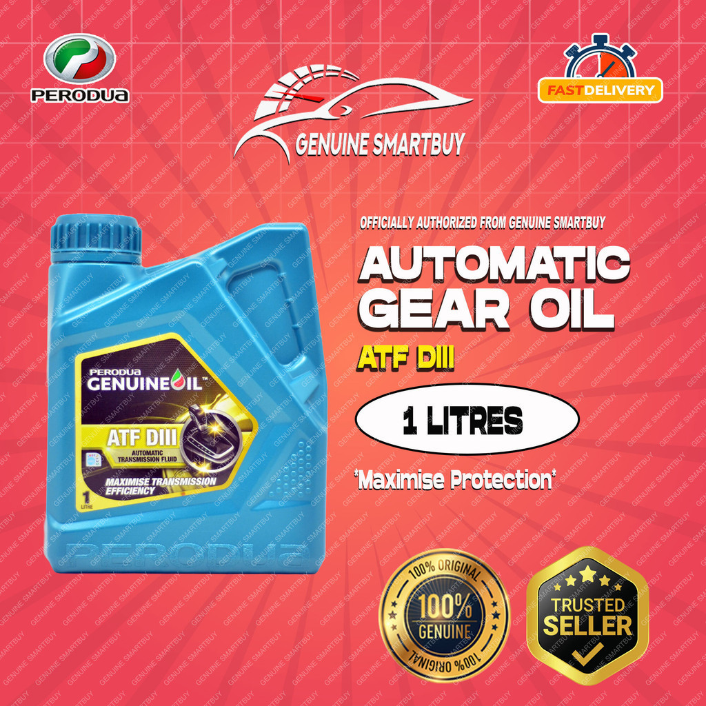 Perodua Gear Oil ATF D3 Minyak Gearbox Auto Myvi Bezza Alza Axia Ativa