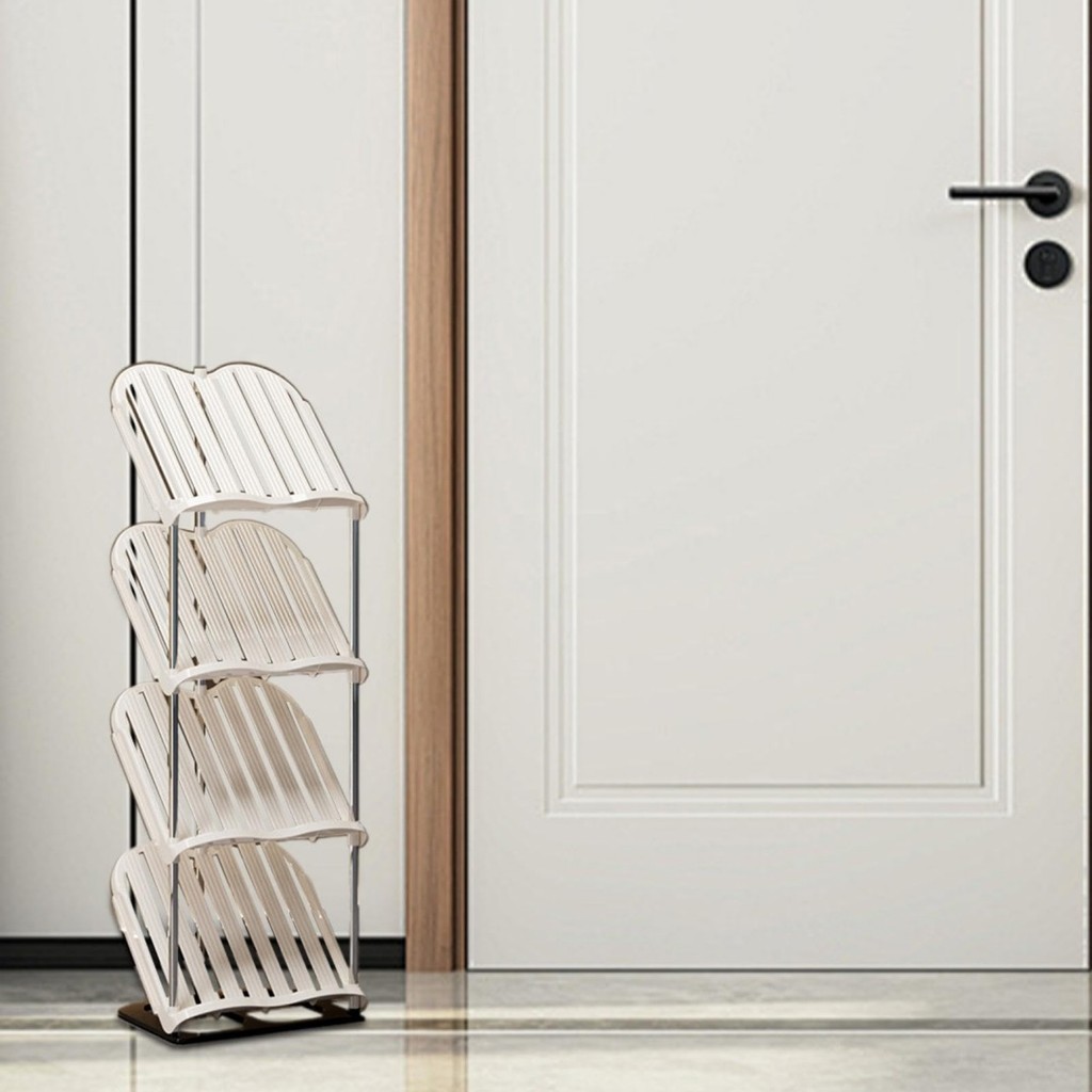 🇲🇾DELLED🇲🇾 4/5 Layer Shoe Rack Space-saving Sloping Shoe Storage Rack ...