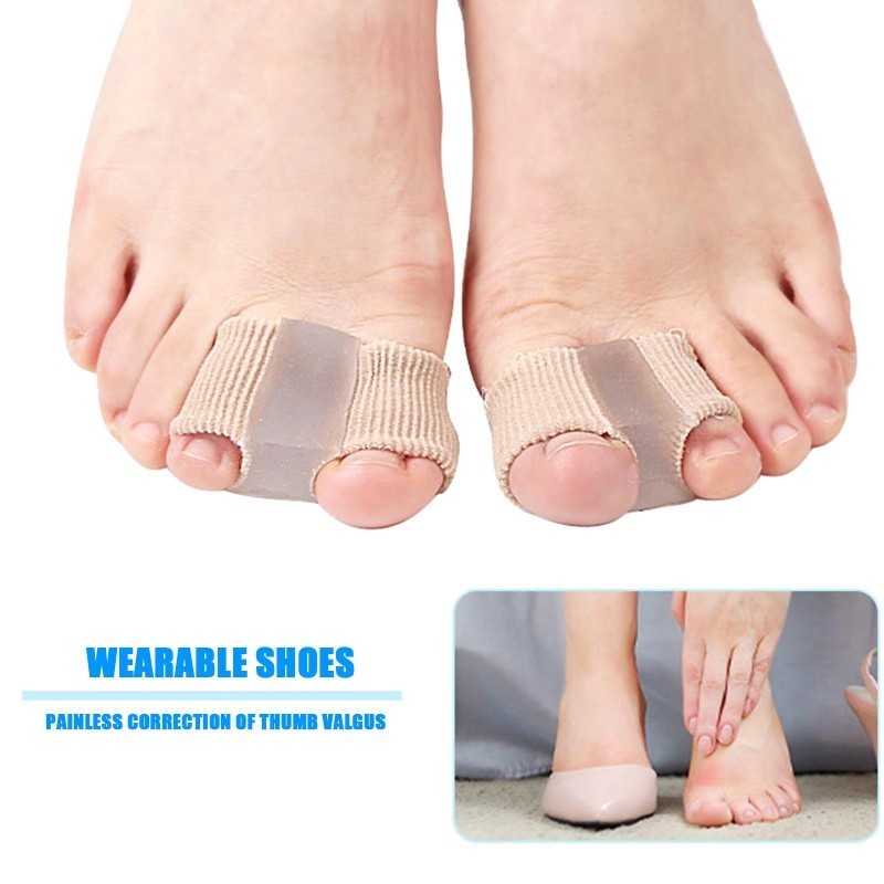 Nylon Fiber Toe Spreader Bunion Hallux Foot Toe Correction Pad ...