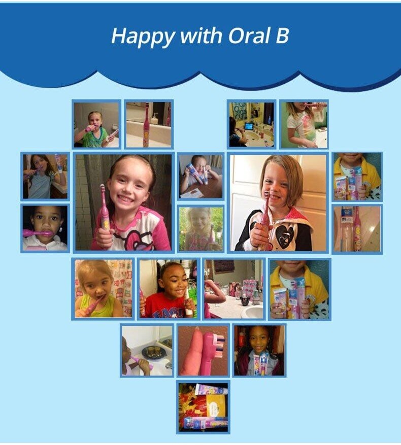 Oral B Child Electric Toothbrush ProHealth Dental Hygiene Vibrating