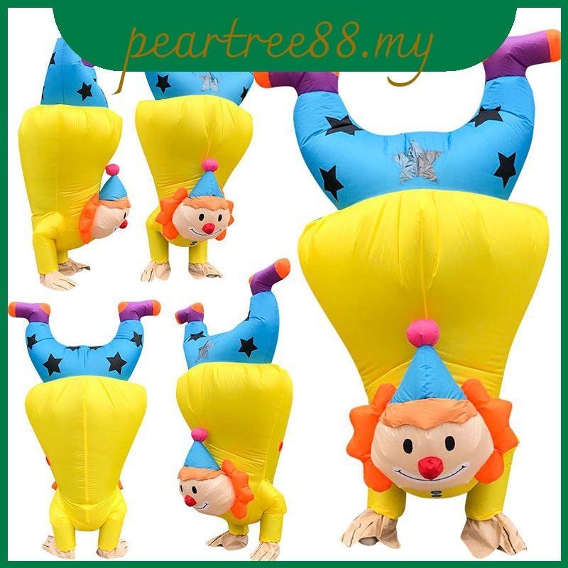 Inflatable Costume Funny Adult Handstand Clown Blowup Partydress Cosplay Outfit Shopee Malaysia 7375