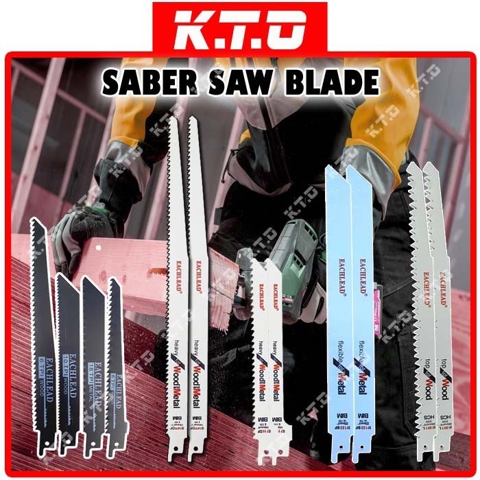 6Inch / 8Inch Reciprocating Sabre Saw Blade Cutting Tool DIY For Wood ...