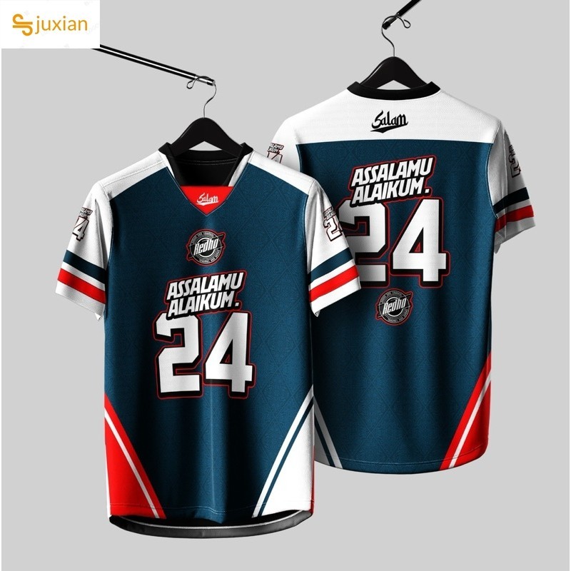 Assalamualaikum 2024 NFL Sublimation Tshirt | Baju NFL Salam 2024 ...