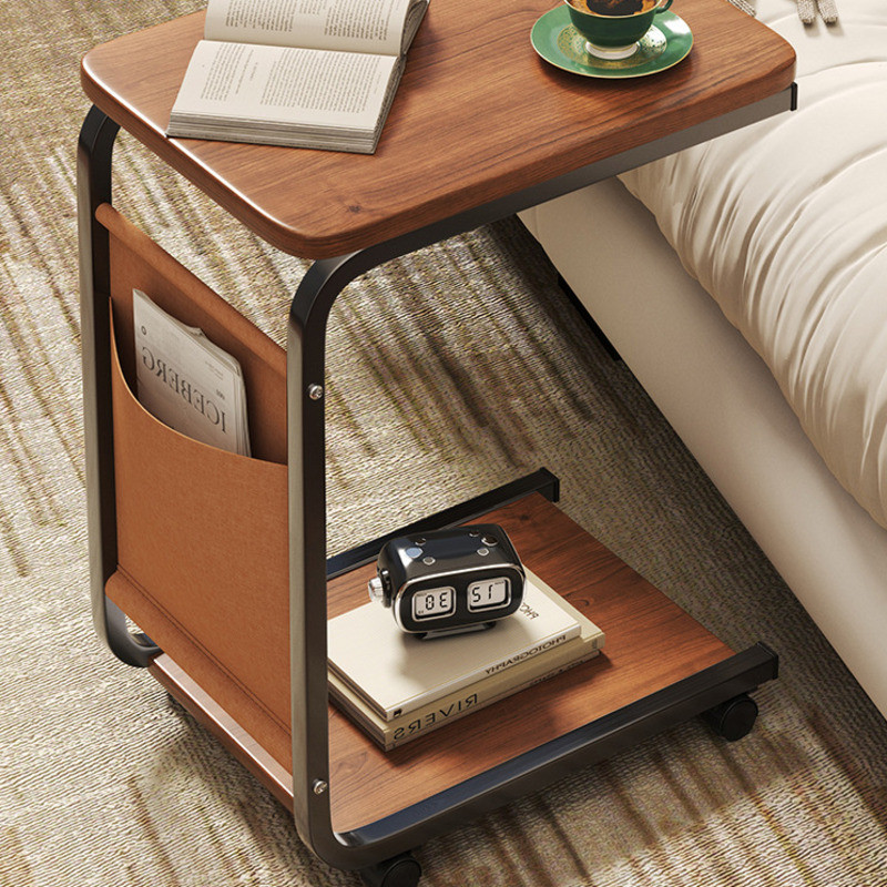 Mobile Coffee Table Small Table Home Living Room Storage Rack Simple ...