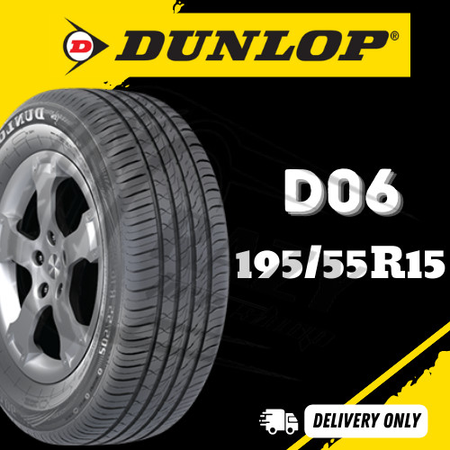 [ 195/55R15 ] DUNLOP D06 CAR KERETA TYRE TIRE TAYAR SIZE *1955515 195 ...