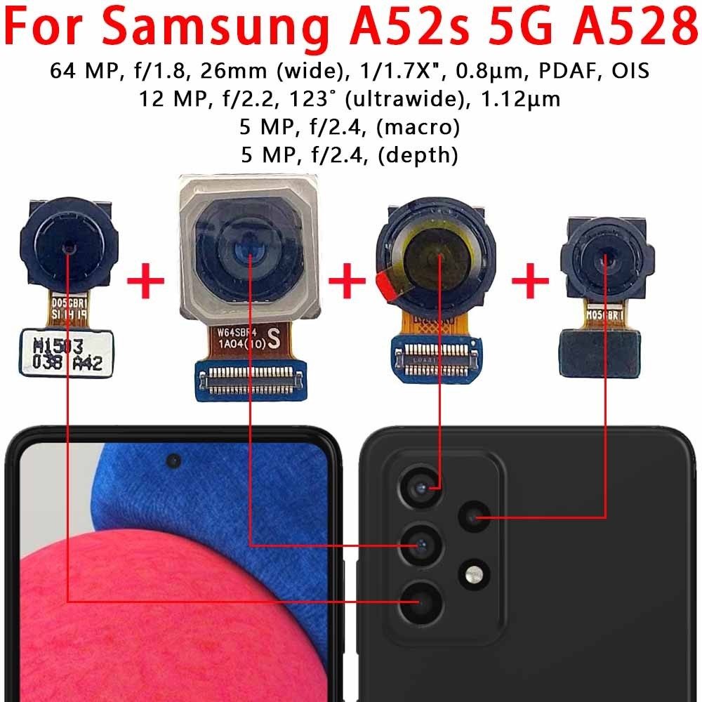 Original Rear Back Camera For Samsung Galaxy A52 A52s 4G 5G A525 A526 ...